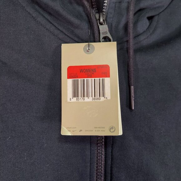 nike 6.0 women black hoodie size Large - Picture 5 of 8